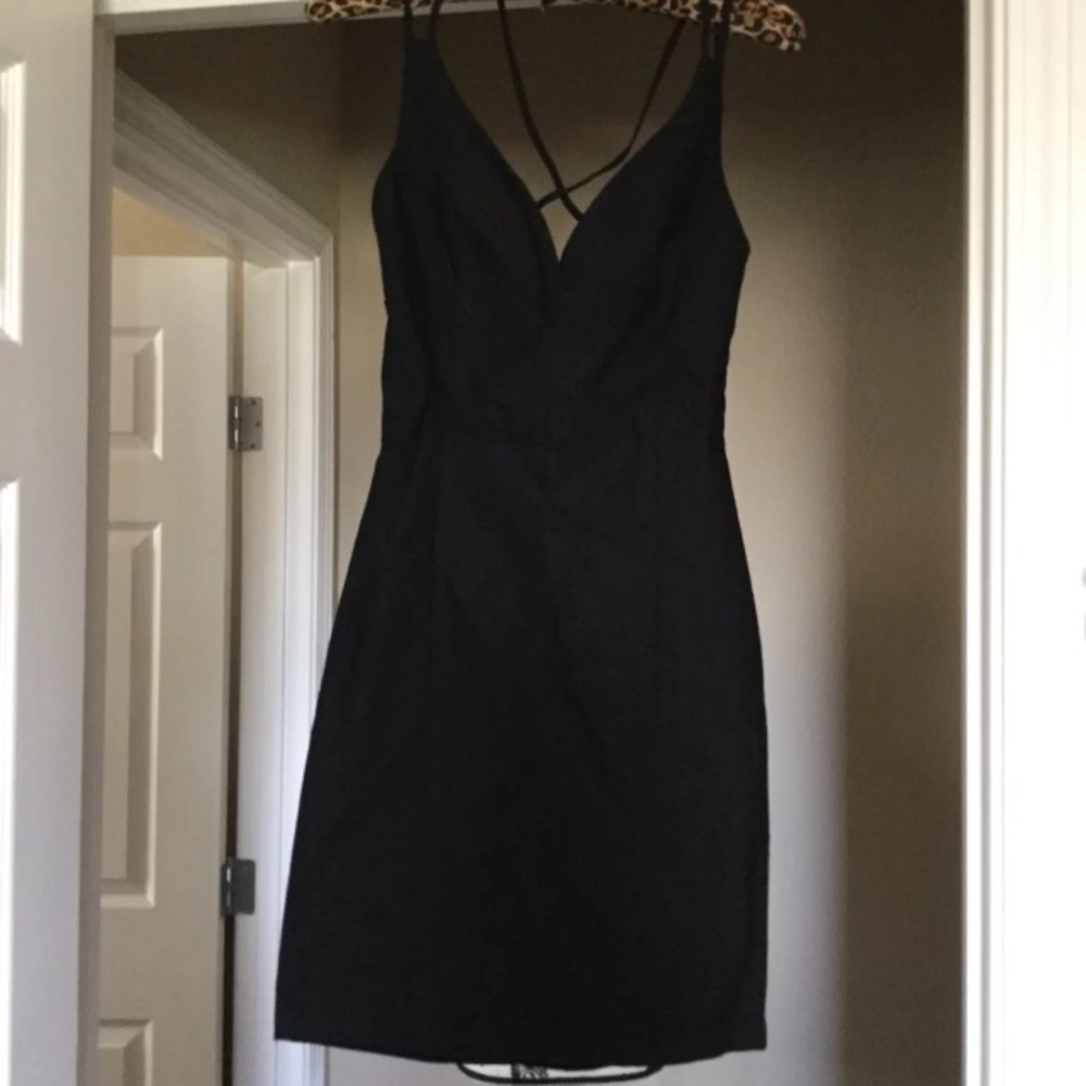 Strappy little black dress
